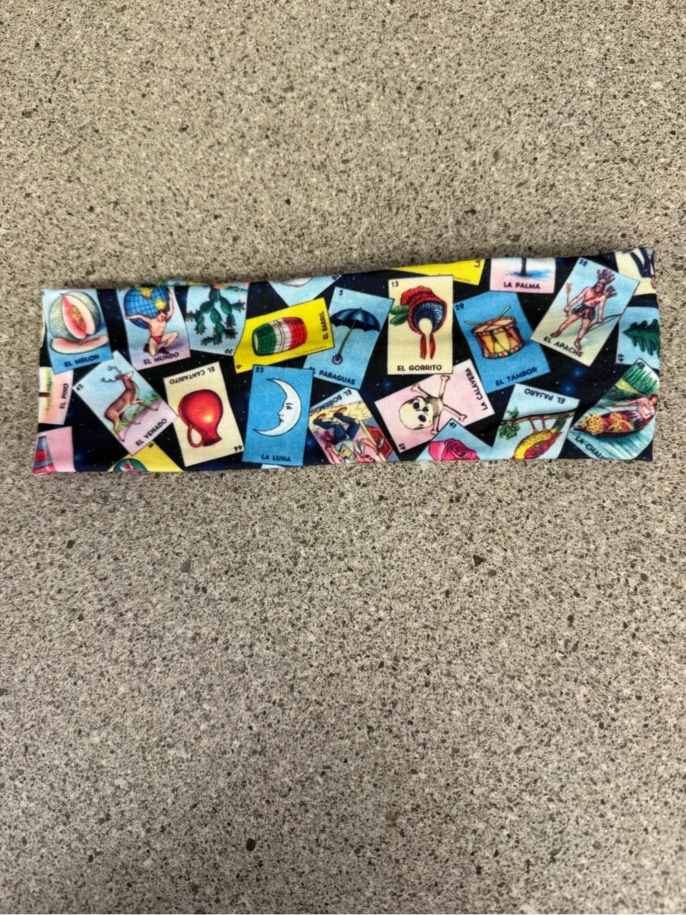 Lotería Print Stretch Headband - Multicolor